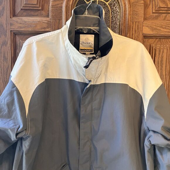 BURTON Snowboards Bio-Lite Storm-Lite Jacket Men's Sz M Gray White Waterproof - Picture 7 of 16